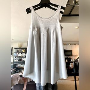 Eileen Fisher Silk & Cotton Hi-Lo with Back Detail